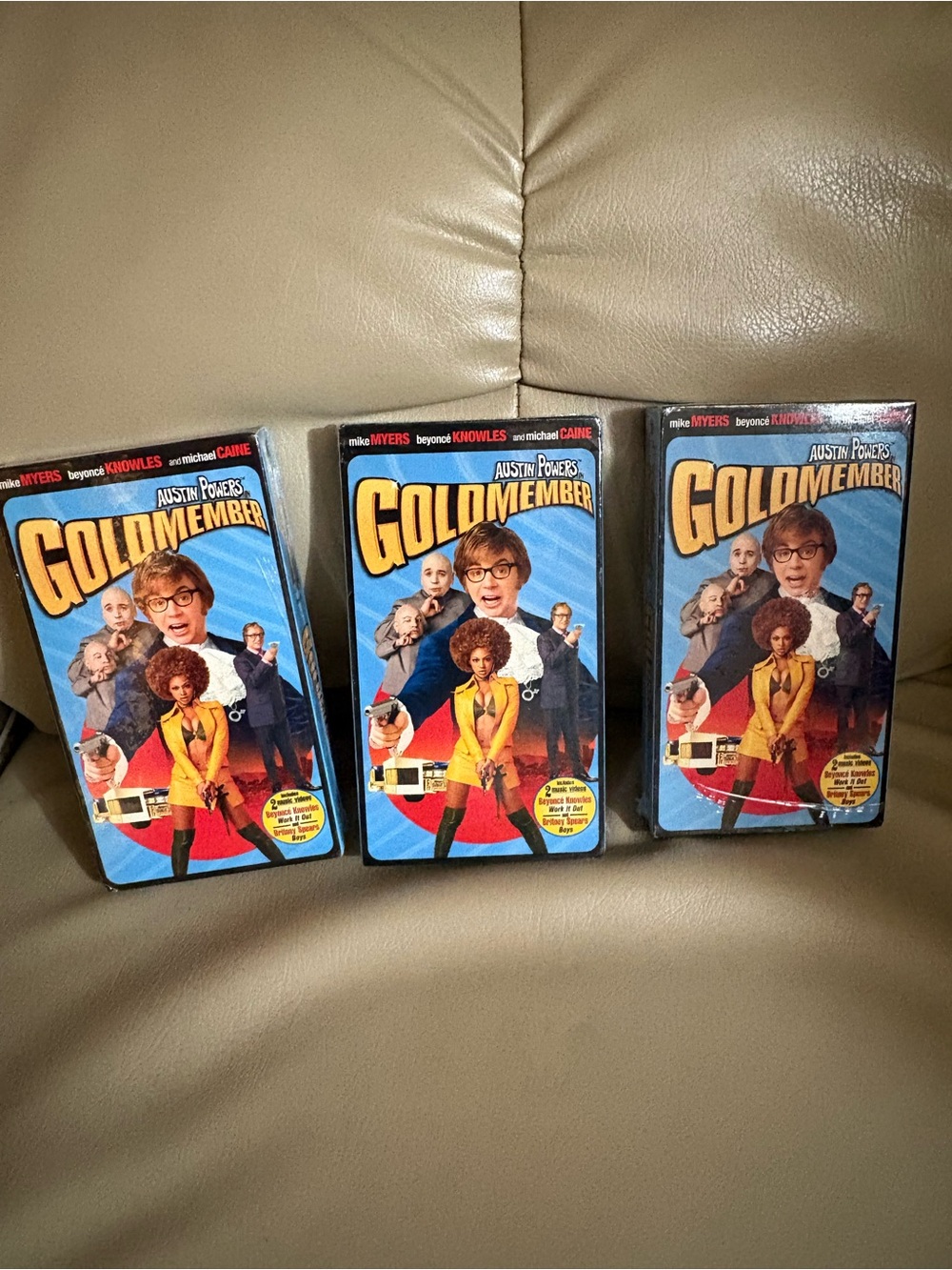 3 Factory Sealed Austin Powers: Goldmember VHS
